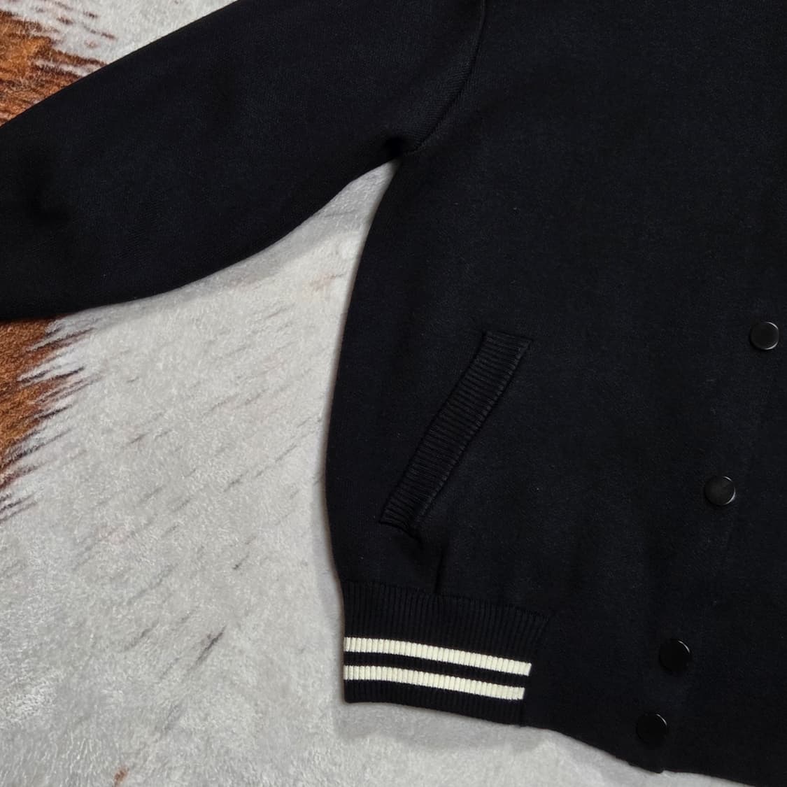 엔니튜드 니트 가디건 바시티 자켓 상품이미지3