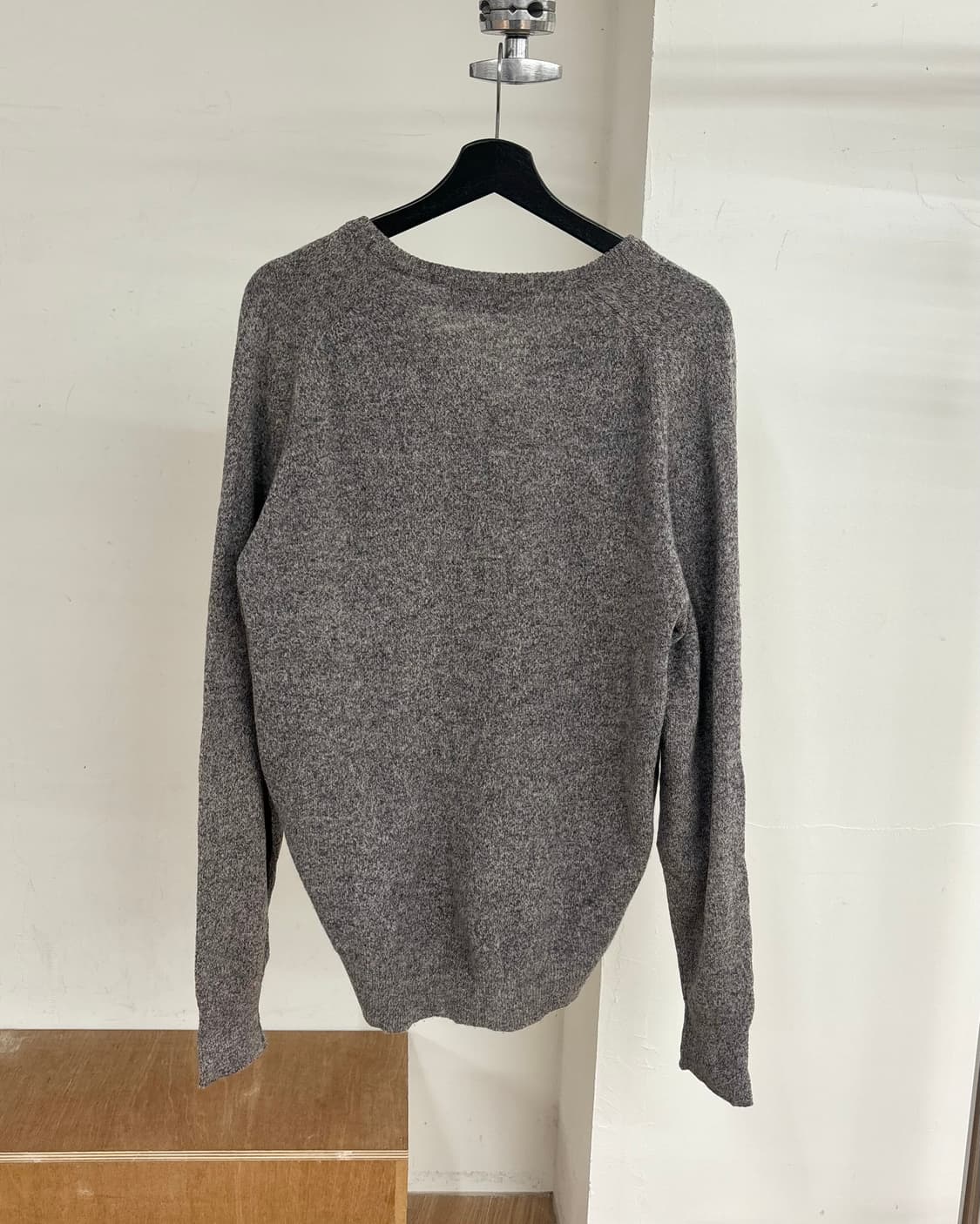 버버리 빈티지 그레이 브이넥 울 니트 상품이미지6