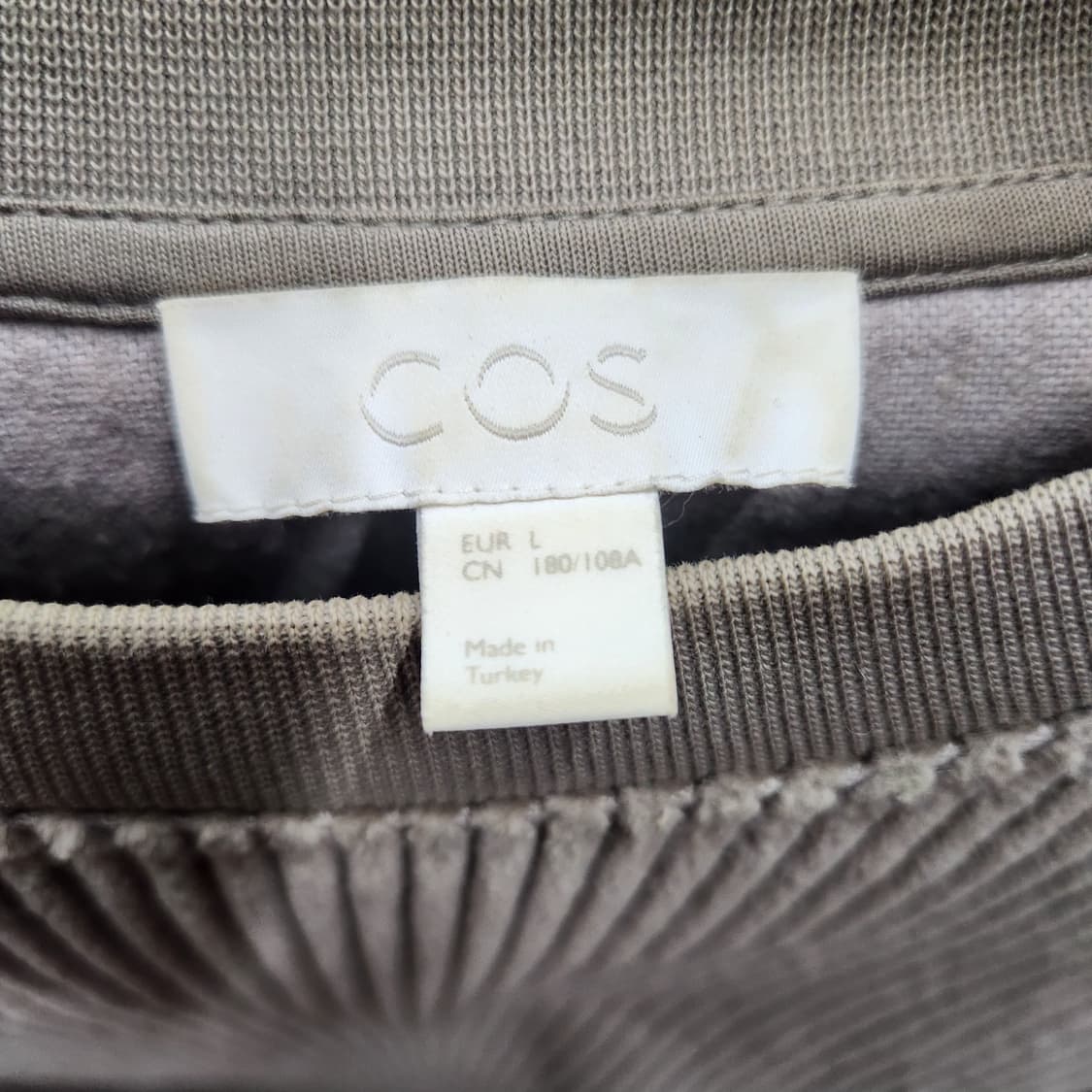 COS 코스 코듀로이 맨투맨 XL 상품이미지4