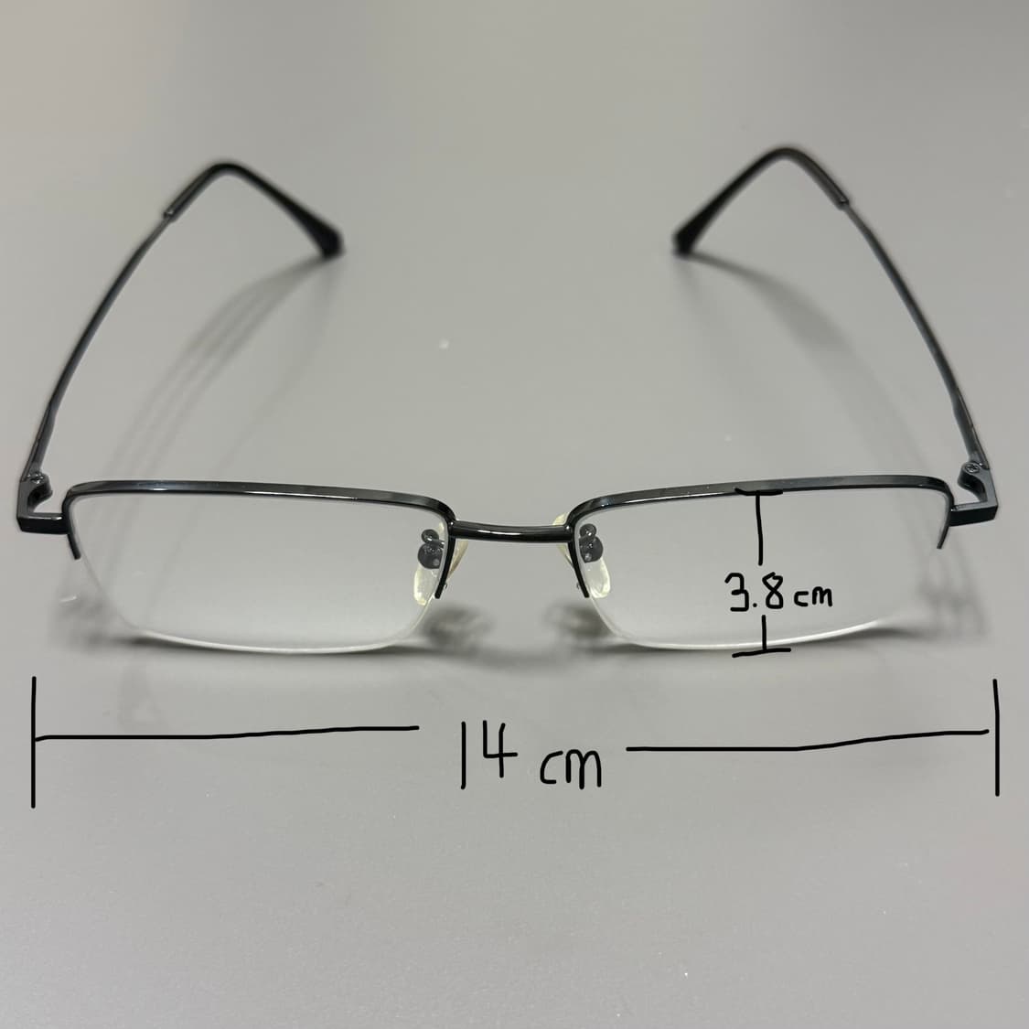 반무테 안경 새상품 상품이미지2
