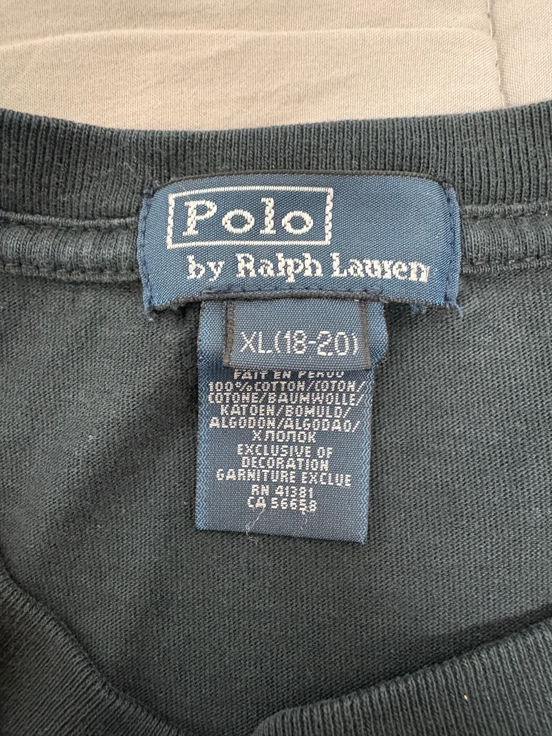 폴로 반팔티 xl 상품이미지3