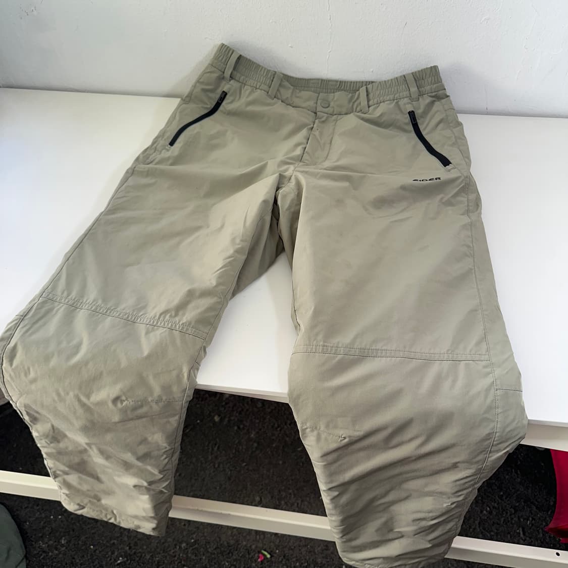 M 아이더 딥베이지 레귤러핏 등산 패딩팬츠 상품이미지2