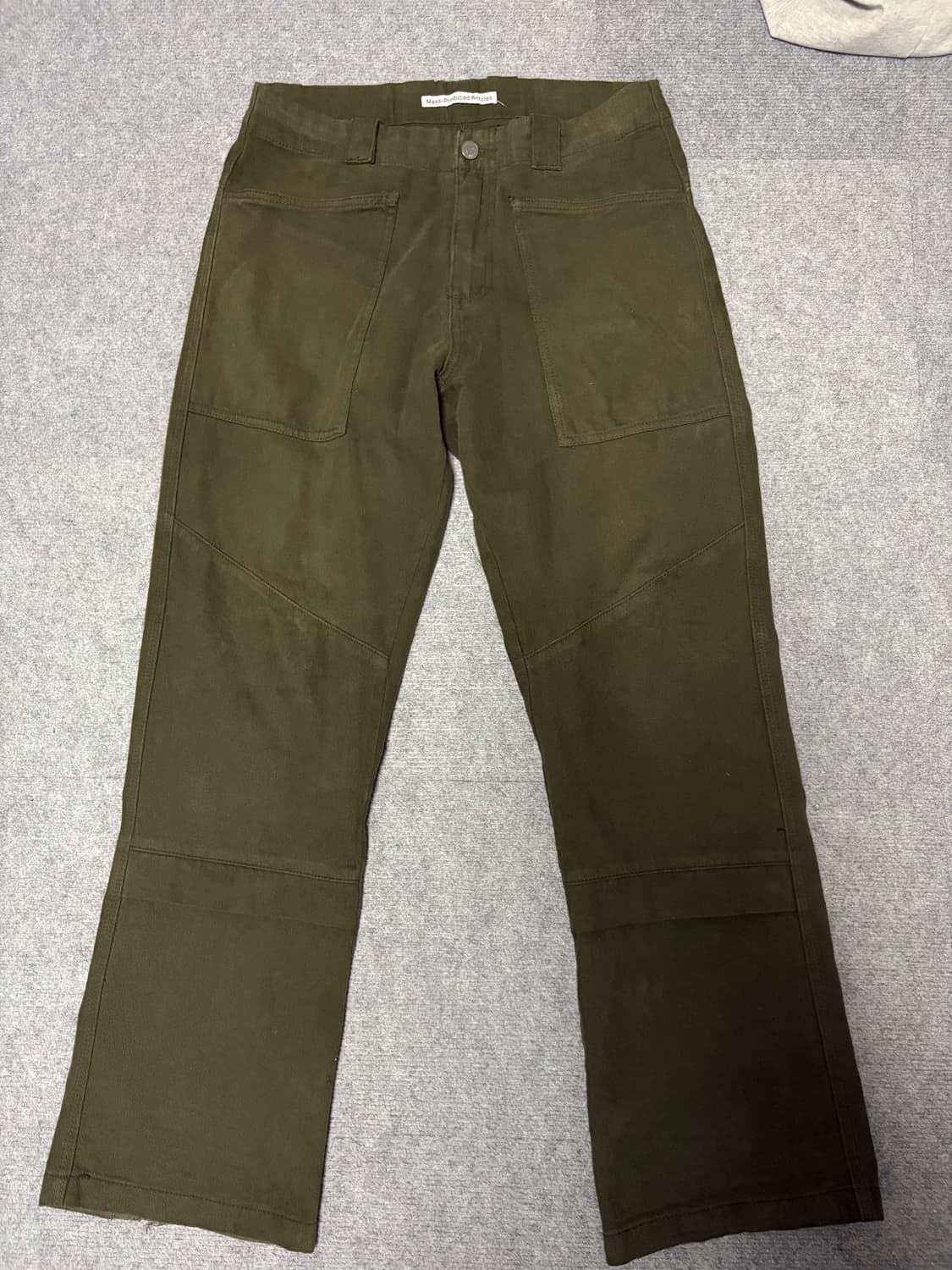 플라스틱 프로덕트 웨이브 지퍼팬츠 초콜릿 상품이미지2