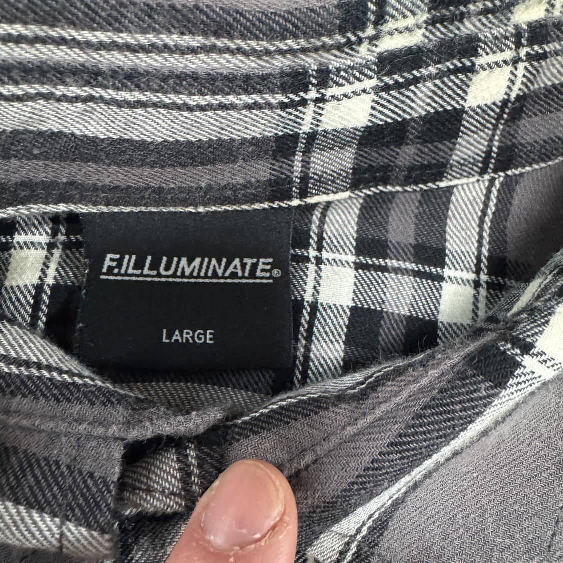 필루미네이트 체크 셔츠 상품이미지2