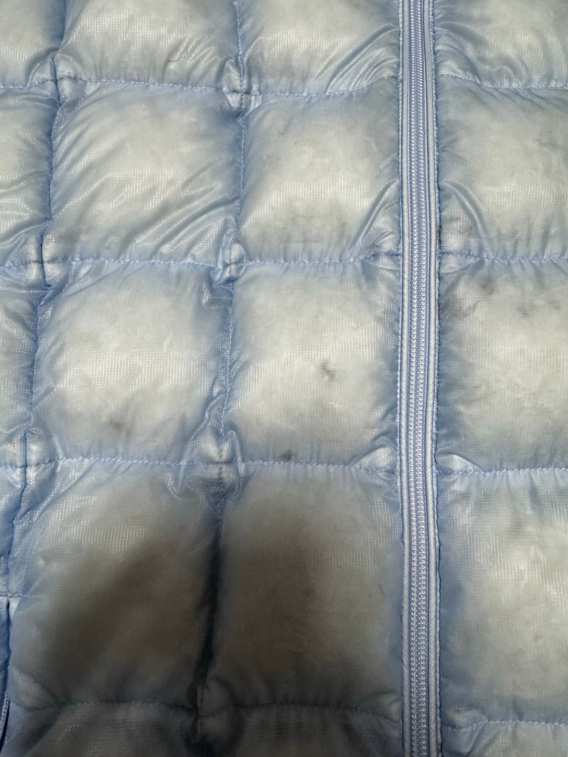 999휴머니티 모듈러 라이트 구스 푸퍼 패딩 스카이 블루 상품이미지4