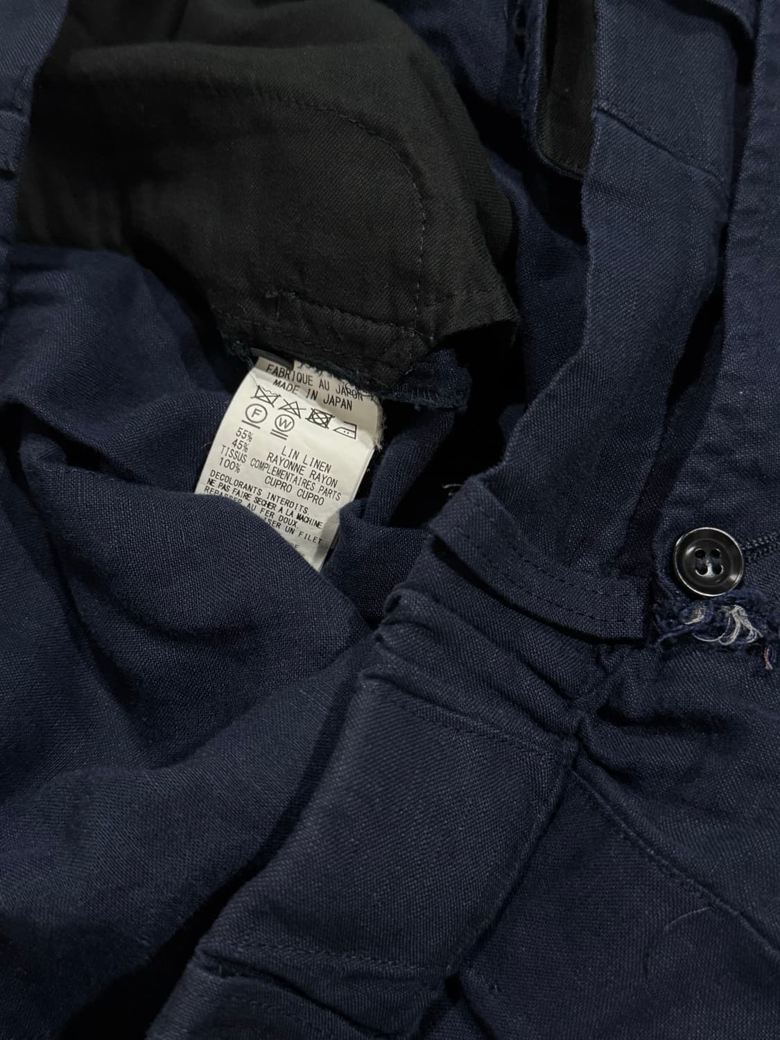 요지야마모토 21SS 랩 레이어드 하카마 팬츠 상품이미지7