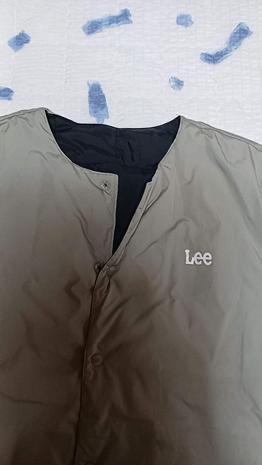 Lee 양면 오리털경량패딩 100 가슴56 기장68 상품이미지9