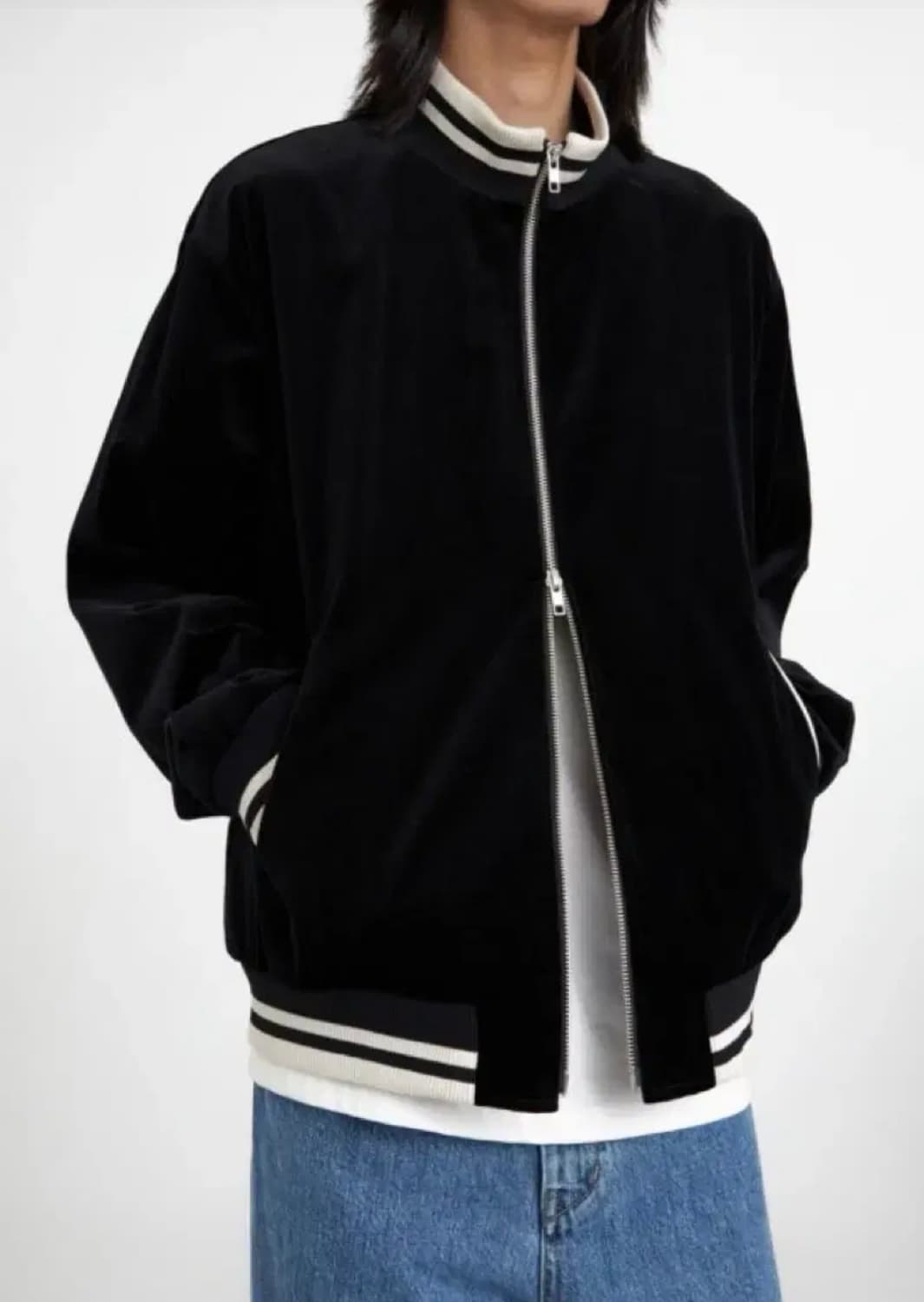 [M] 유스 벨벳 트랙쟈켓 상품이미지2