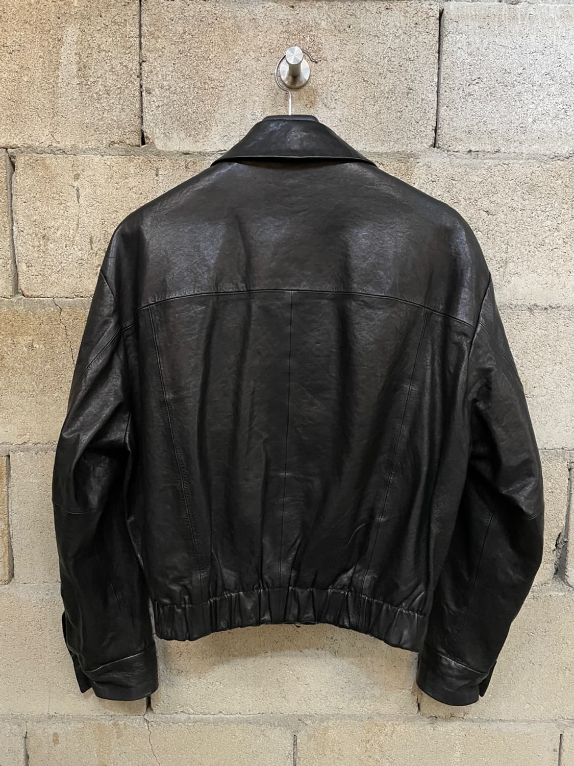 쿠어 램스킨 블루종 레더 자켓 상품이미지5