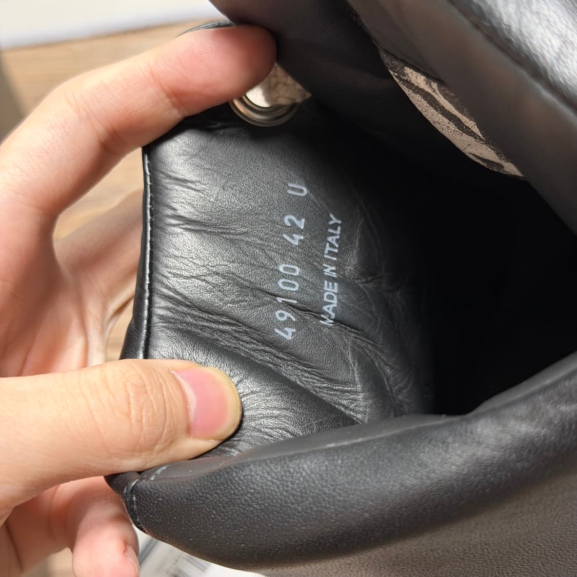 (42,신세계발)릭오웬스 점보레이스 패디드 라몬즈 상품이미지5