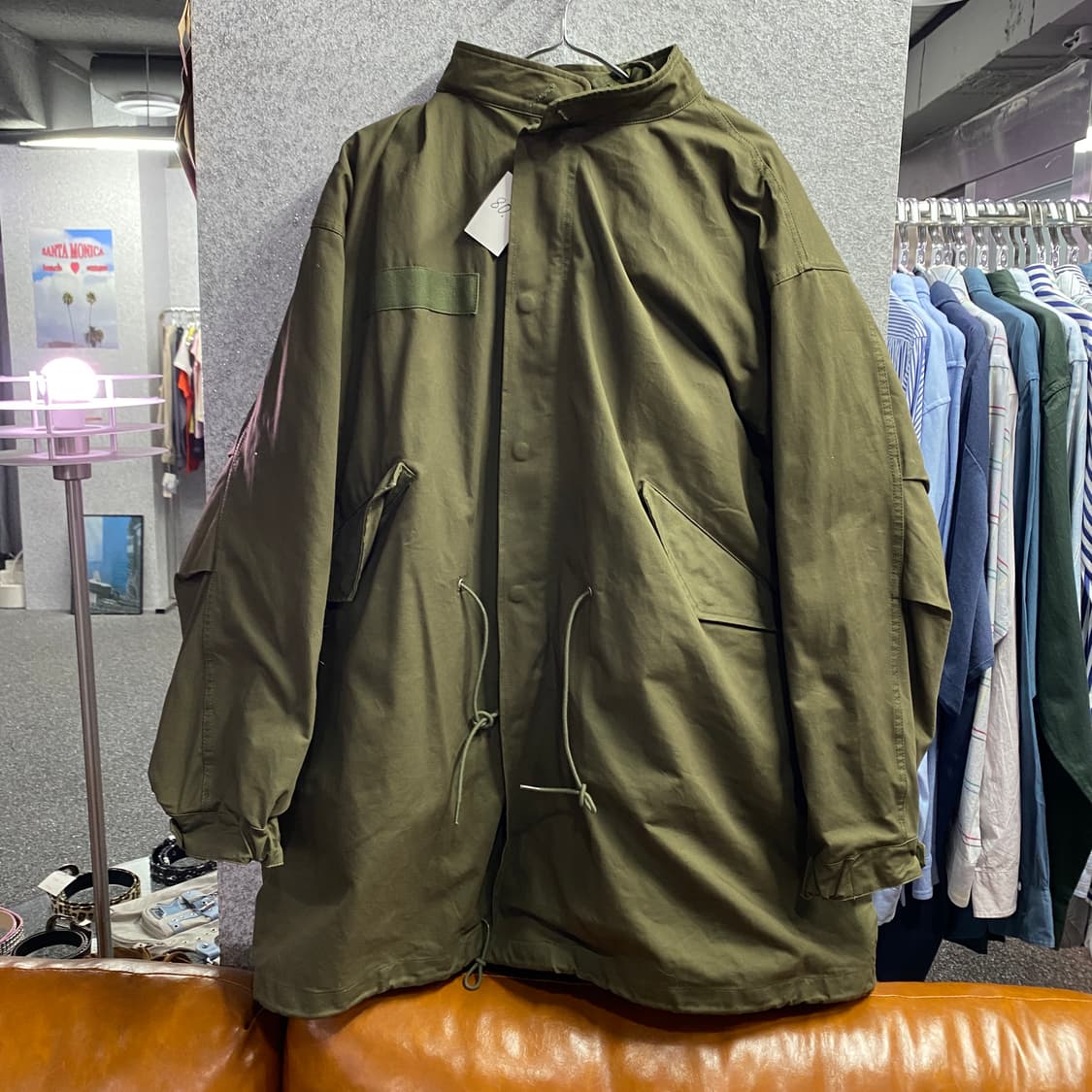 라퍼지스토어 카키 피쉬테일 야상 파카 B3921 상품이미지2