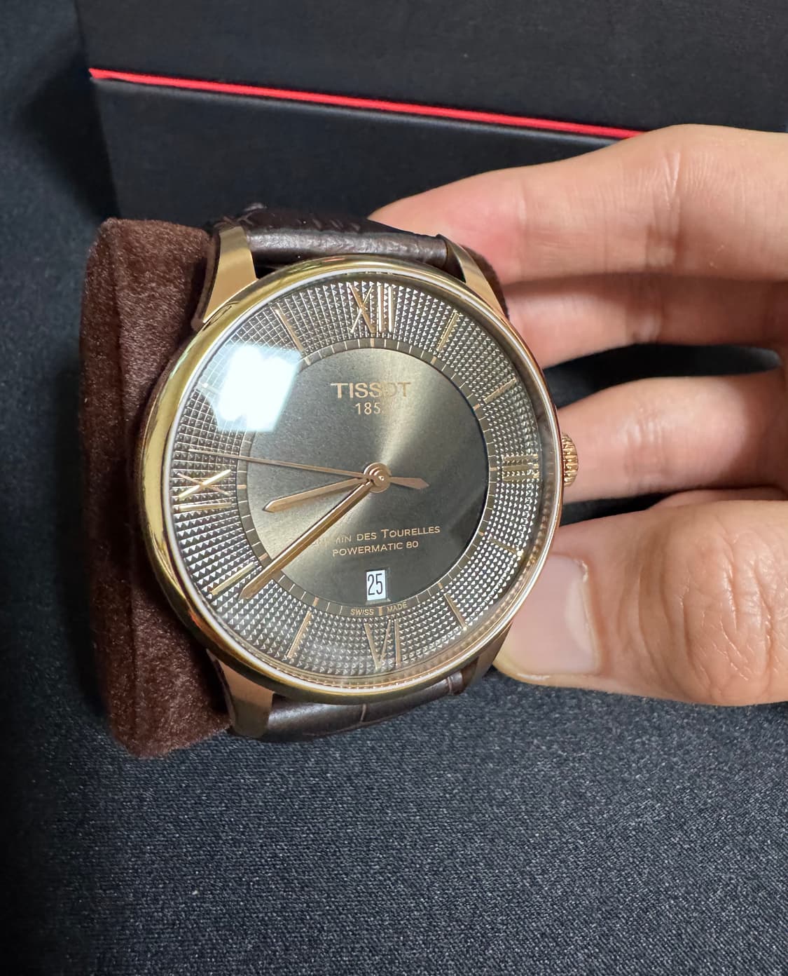 [티쏘] 슈망데뚜렐 파워매틱80 오토매틱 42mm [새상품급] 상품이미지4