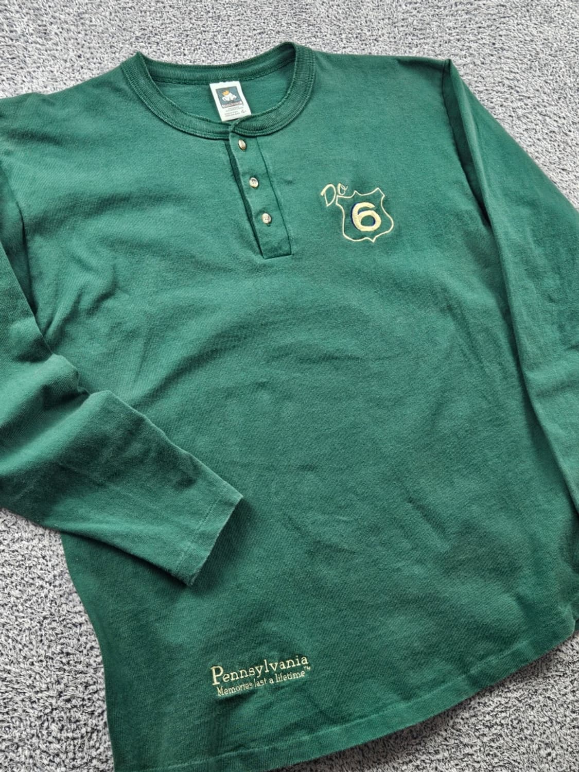 USA 코튼듀렉스 펜실베니아 싱글스티치 롱슬리브 ( L ) / 11122 상품이미지6