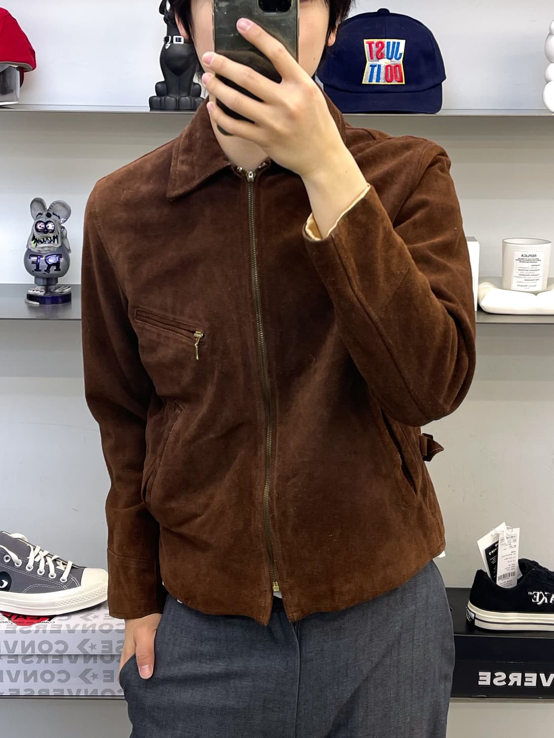 슈퍼러버즈 90s 스웨이드 레더 웨스턴 자켓 상품이미지1