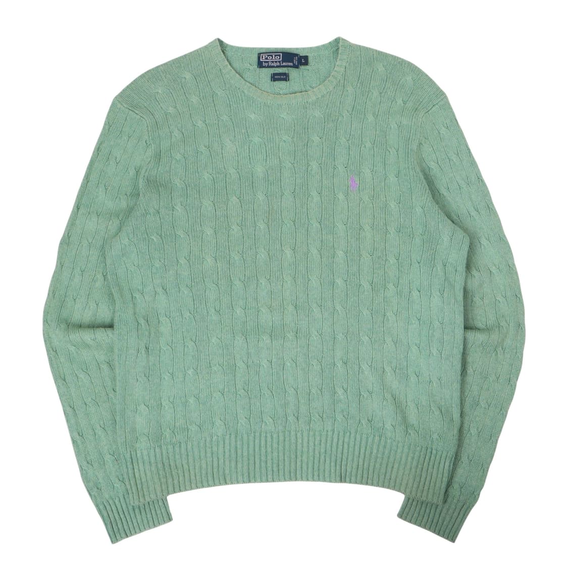 폴로랄프로렌 민트 실크 케이블 니트 상품이미지1