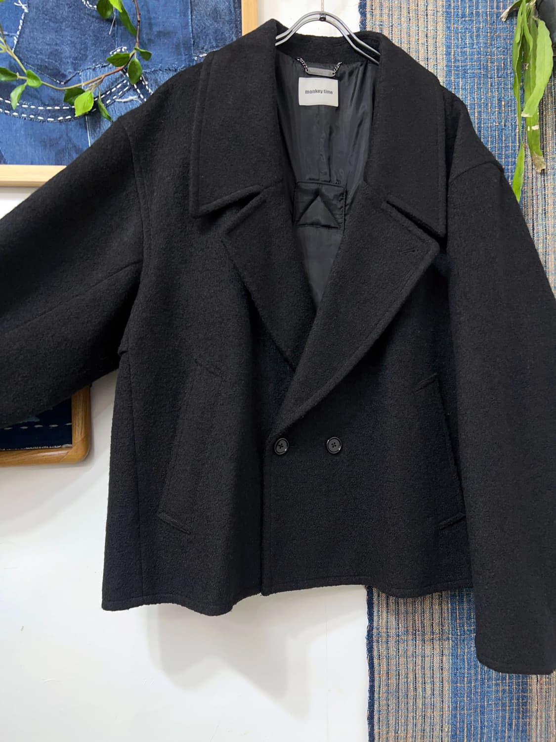 MONKEY TIME Double-Breasted Short Coat 상품이미지5