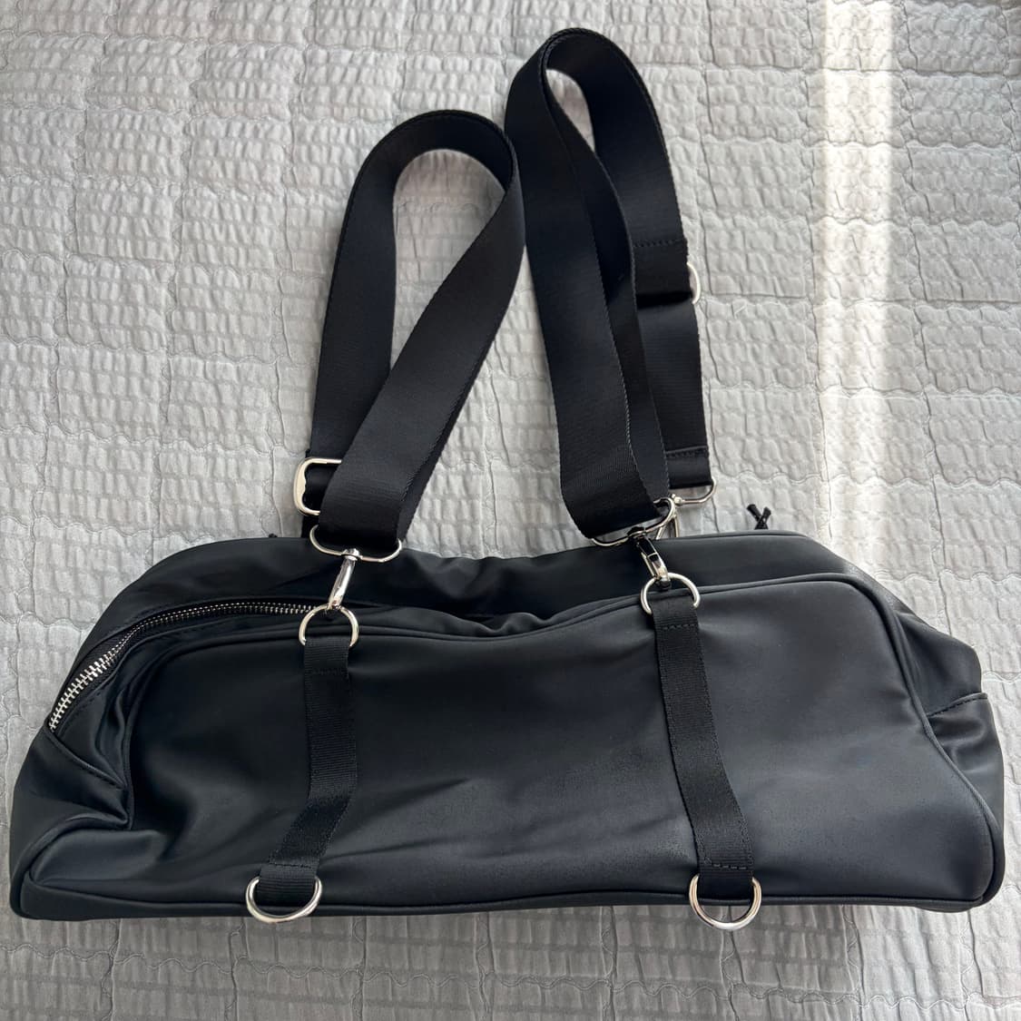 시월107 포티 바게트백 블랙 숄더백 더플백 가방 상품이미지2