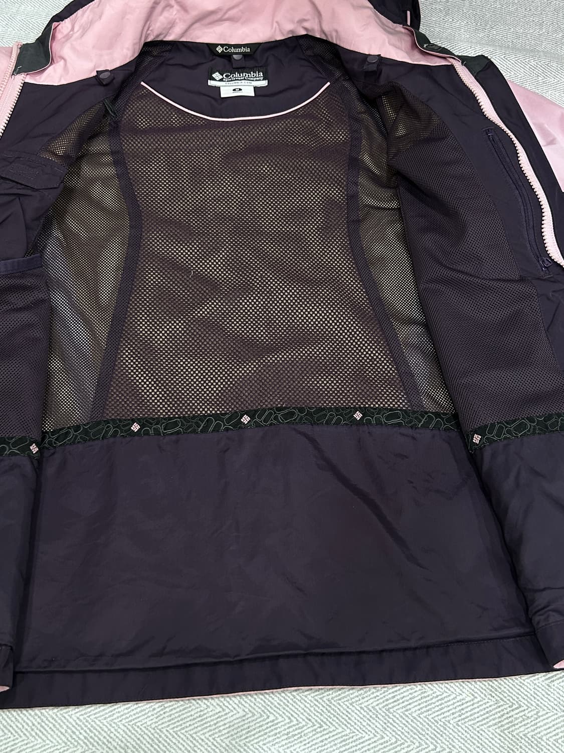 컬럼비아 핑크 고어텍스 바람막이 자켓 여성 M 상품이미지8
