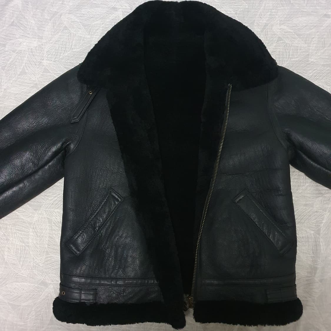 빈티지 B3 양가죽 무스탕 자켓 상품이미지1