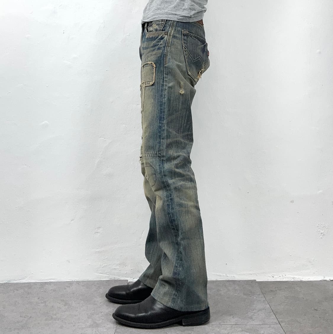 Edwin Exclusive Distressed Patchwork Den 상품이미지3