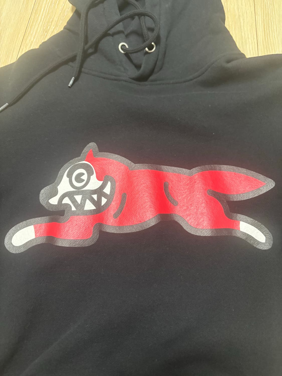 빌리네어보이즈클럽 러닝독 후드티 레드 S 상품이미지3