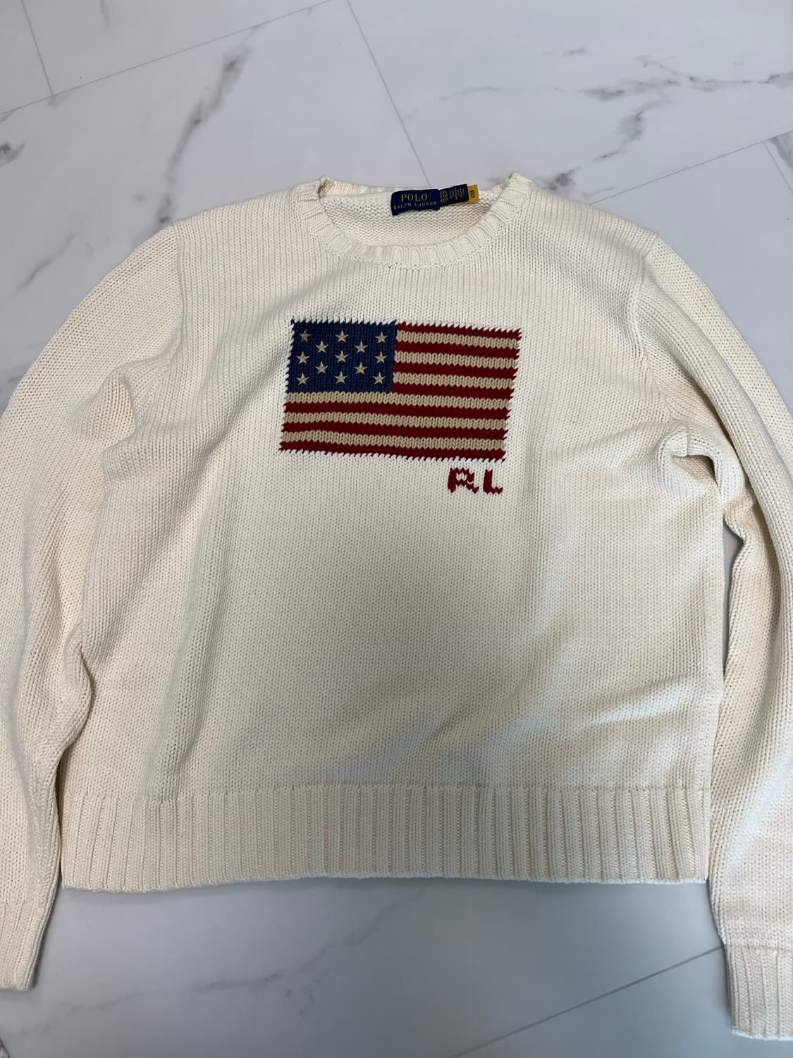폴로 성조기 니트 XXL(105 사이즈감) 상품이미지1