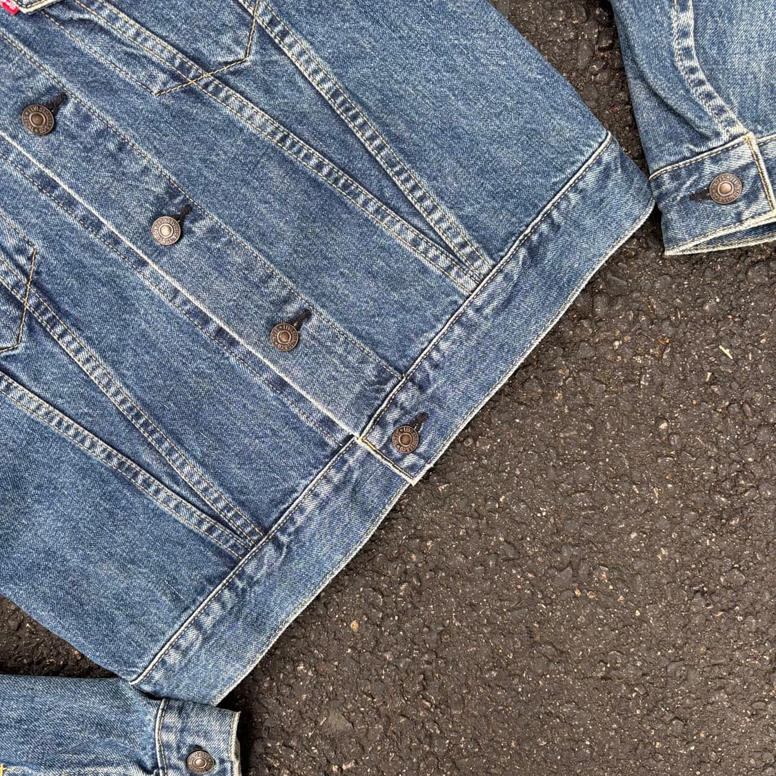 90~00년대 일본 리바이스 557 빅e 트러커 상품이미지5