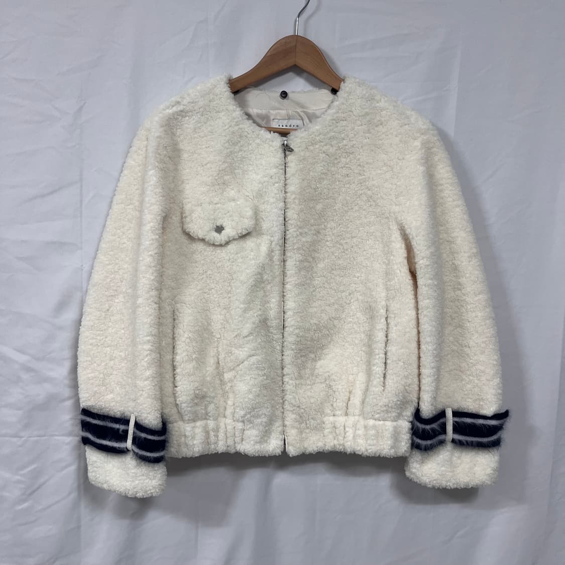 산드로(SANDRO) 퍼 자켓 상품이미지1