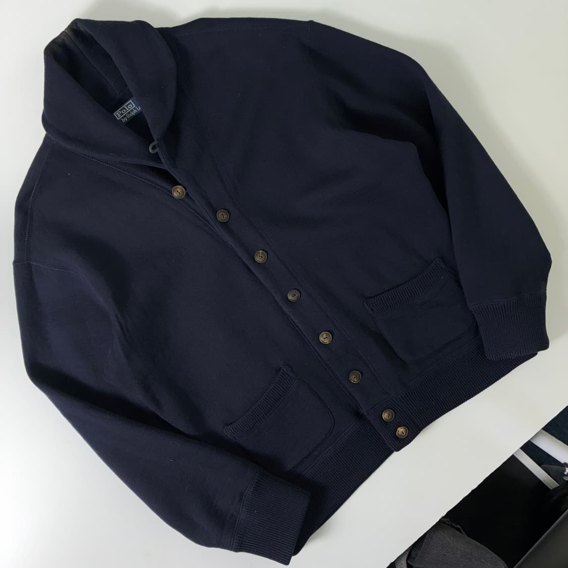 Polo 폴로 랄프로렌 코튼 숄카라 가디건 상품이미지2