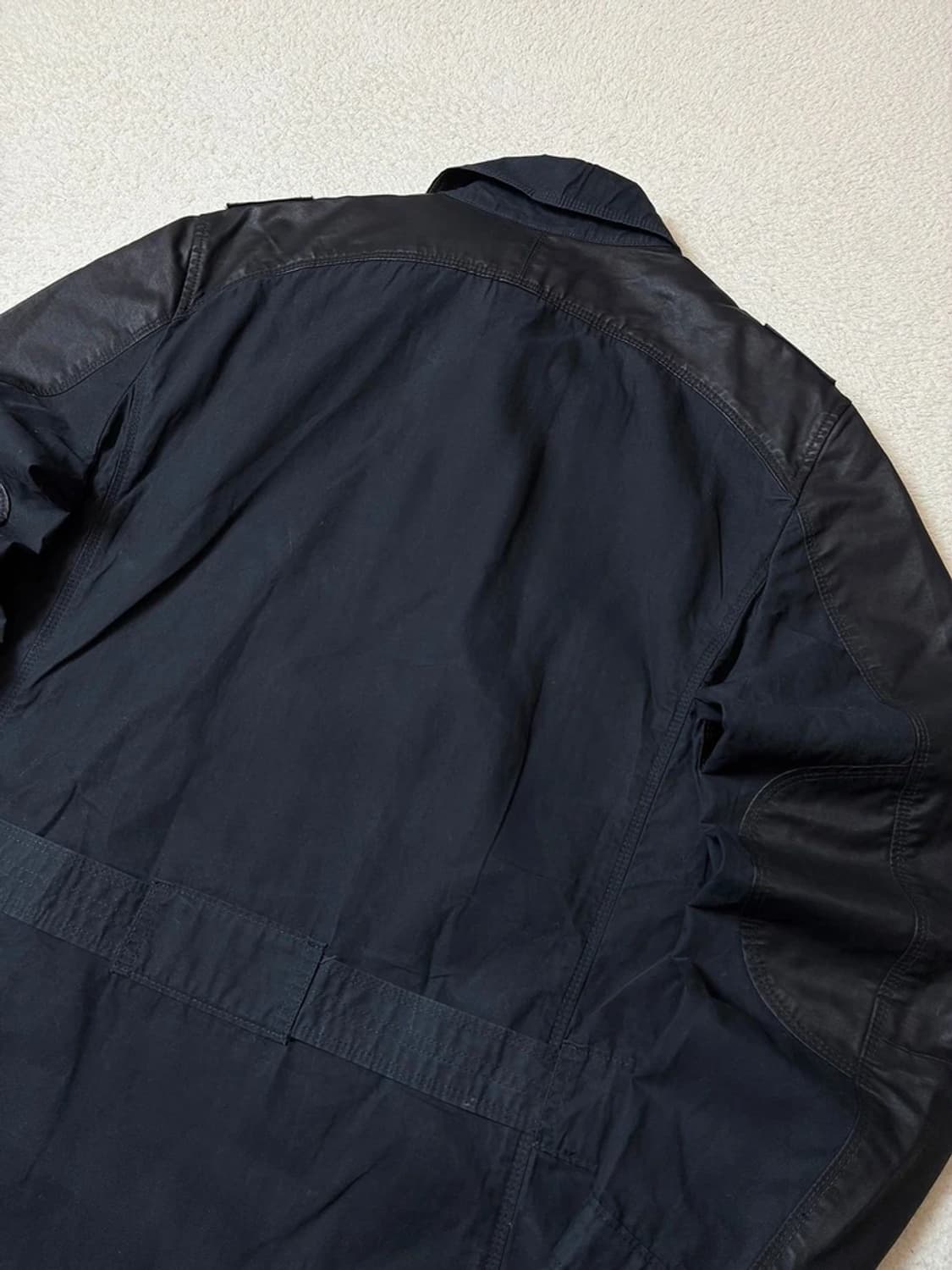 아르마니 익스체인지 00's 코팅 트림 트렌치 코트 PN7840 상품이미지6