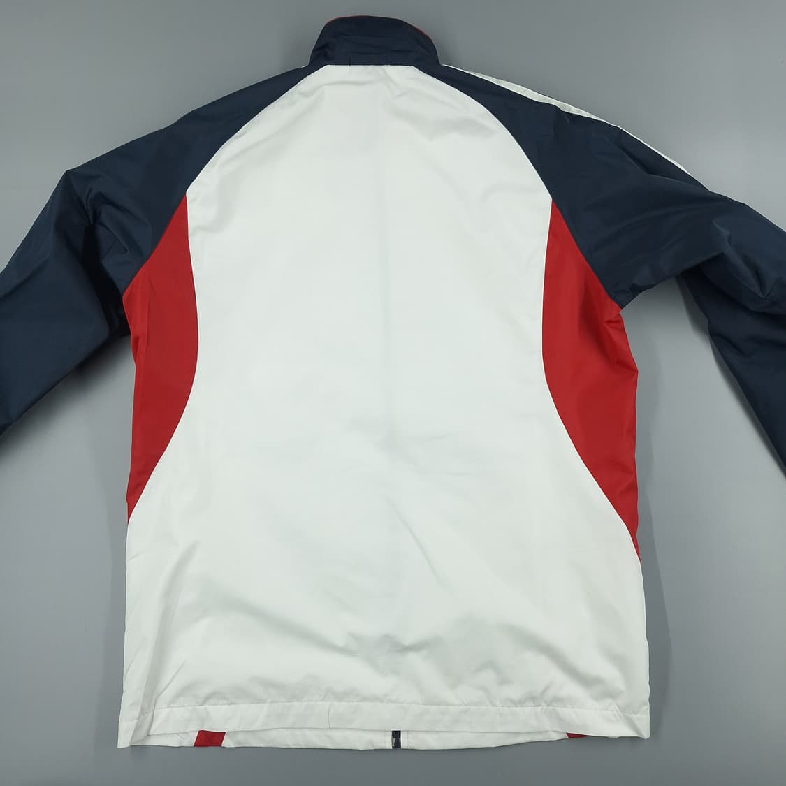 아디다스 JP 네이비 화이트 레드 배색 삼선 클라이마프루프 바람막이 L 상품이미지10