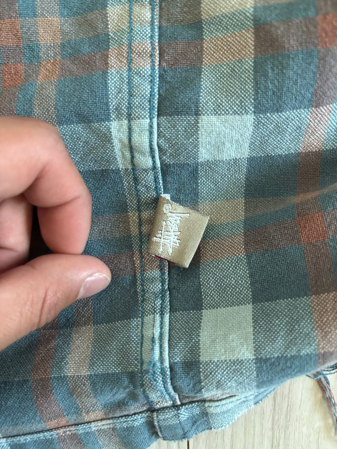 90s 스투시 코튼 셔츠 xl 상품이미지4