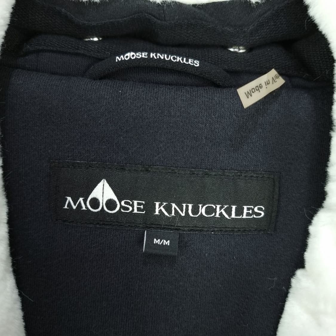 [무스너클] 버니스웨터 후드 집업 블랙 P01495 상품이미지7