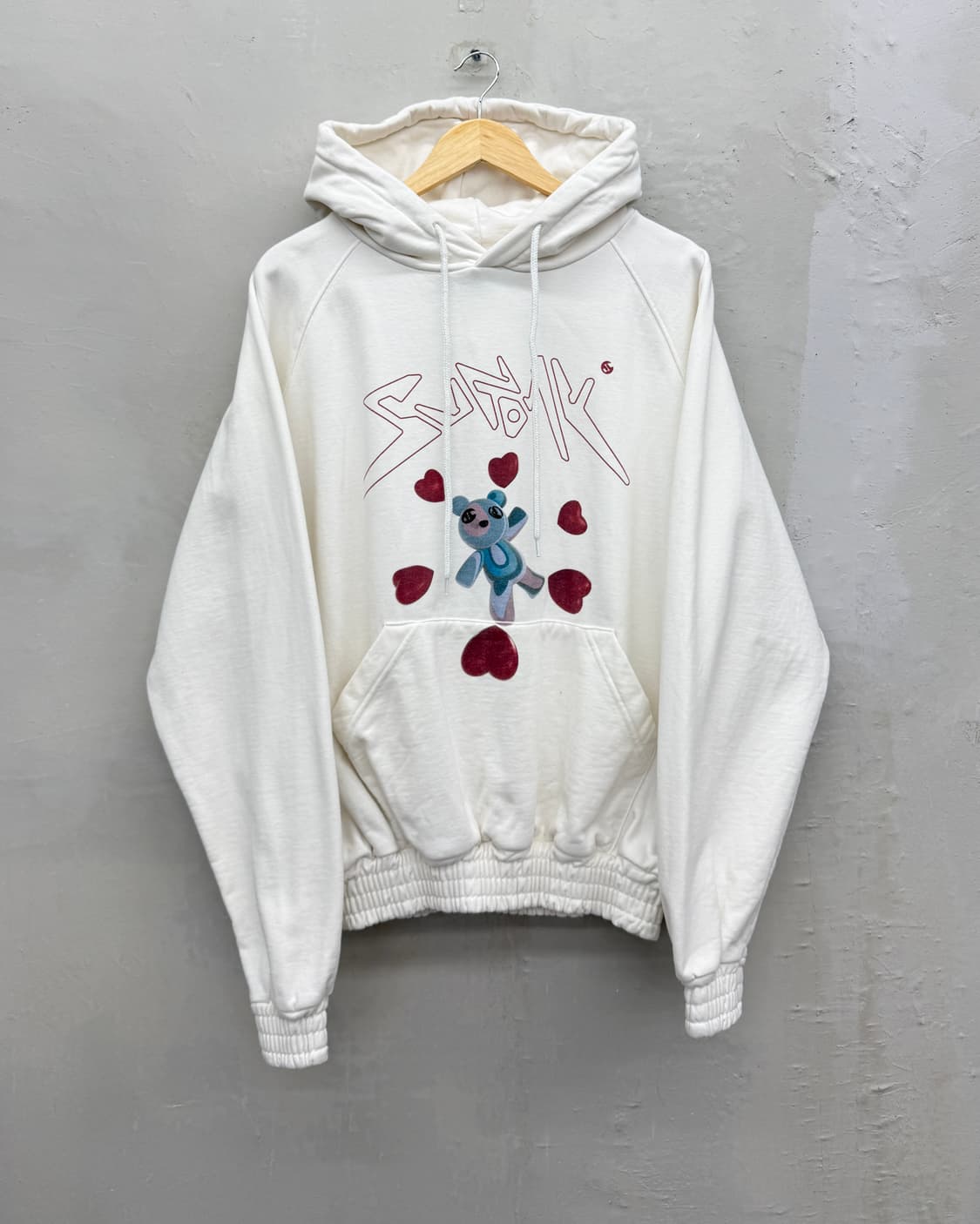 Sunday Off Club 3D 베어 아트워크 스웻 후디 상품이미지1