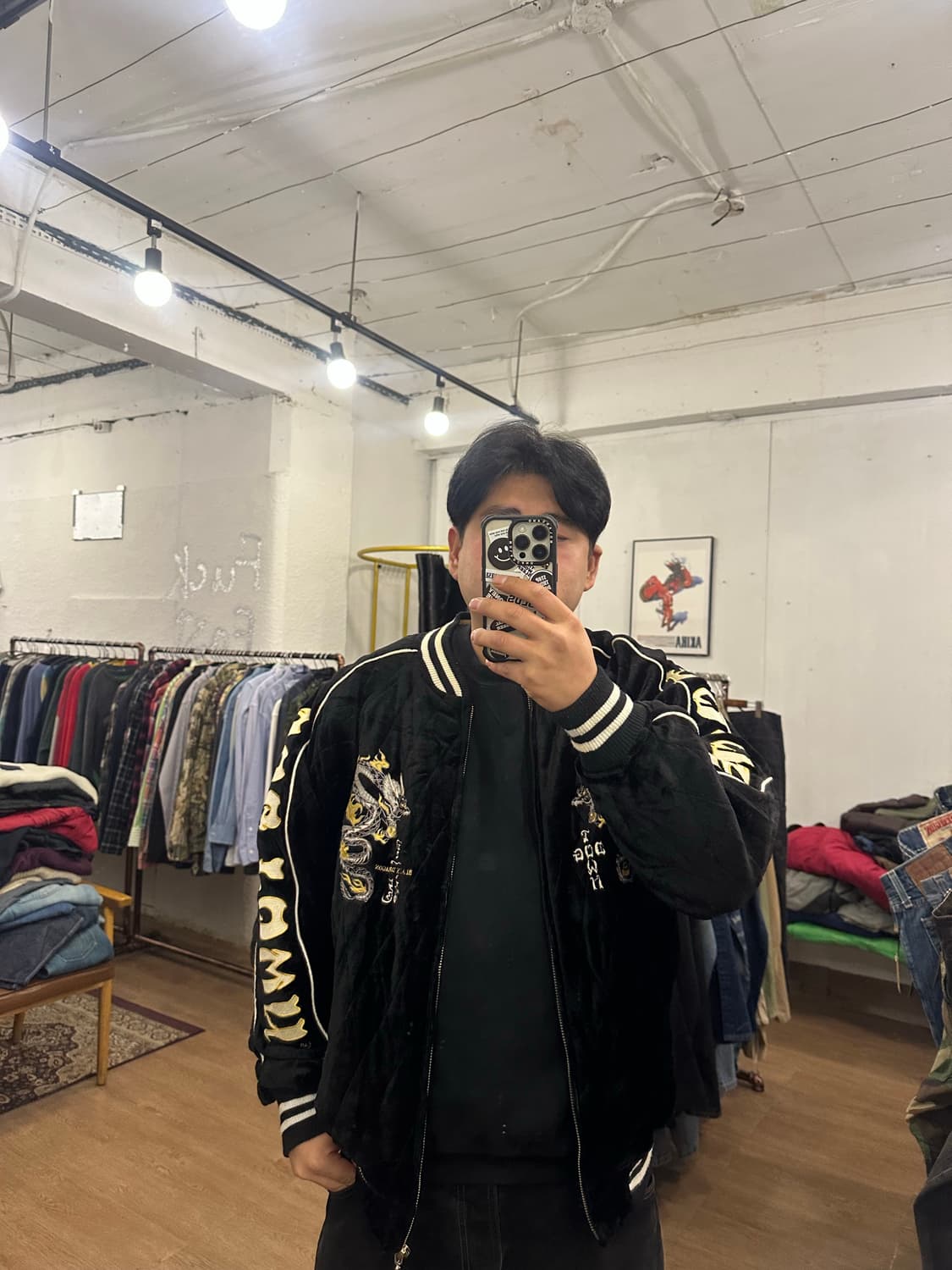 XL)독타운 벨벳 수베니어 자켓 상품이미지6