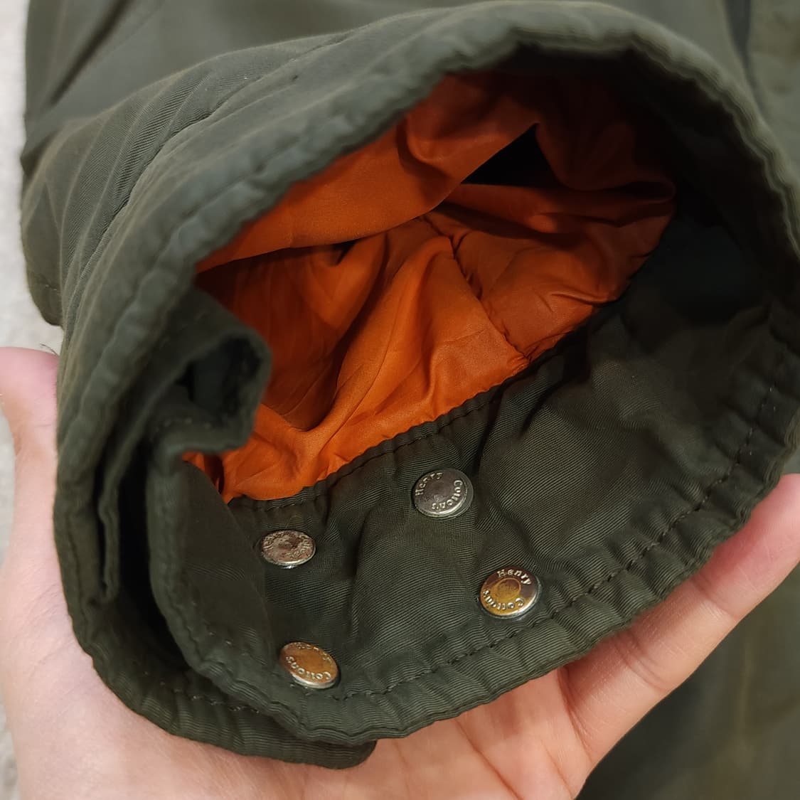 90s 헨리코튼 필드자켓 이탈리안 밀리터리 클래식 마운틴 파카 50 상품이미지7