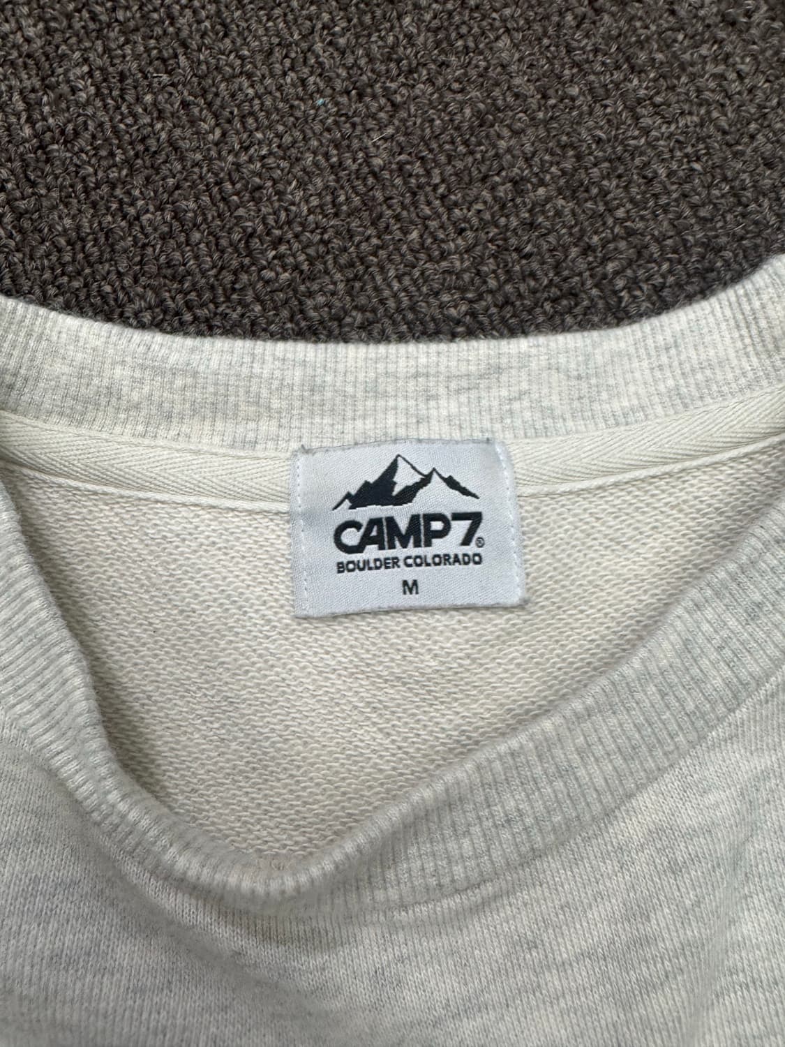 M)Camp7 빈티지 프린팅 스웻셔츠 상품이미지3