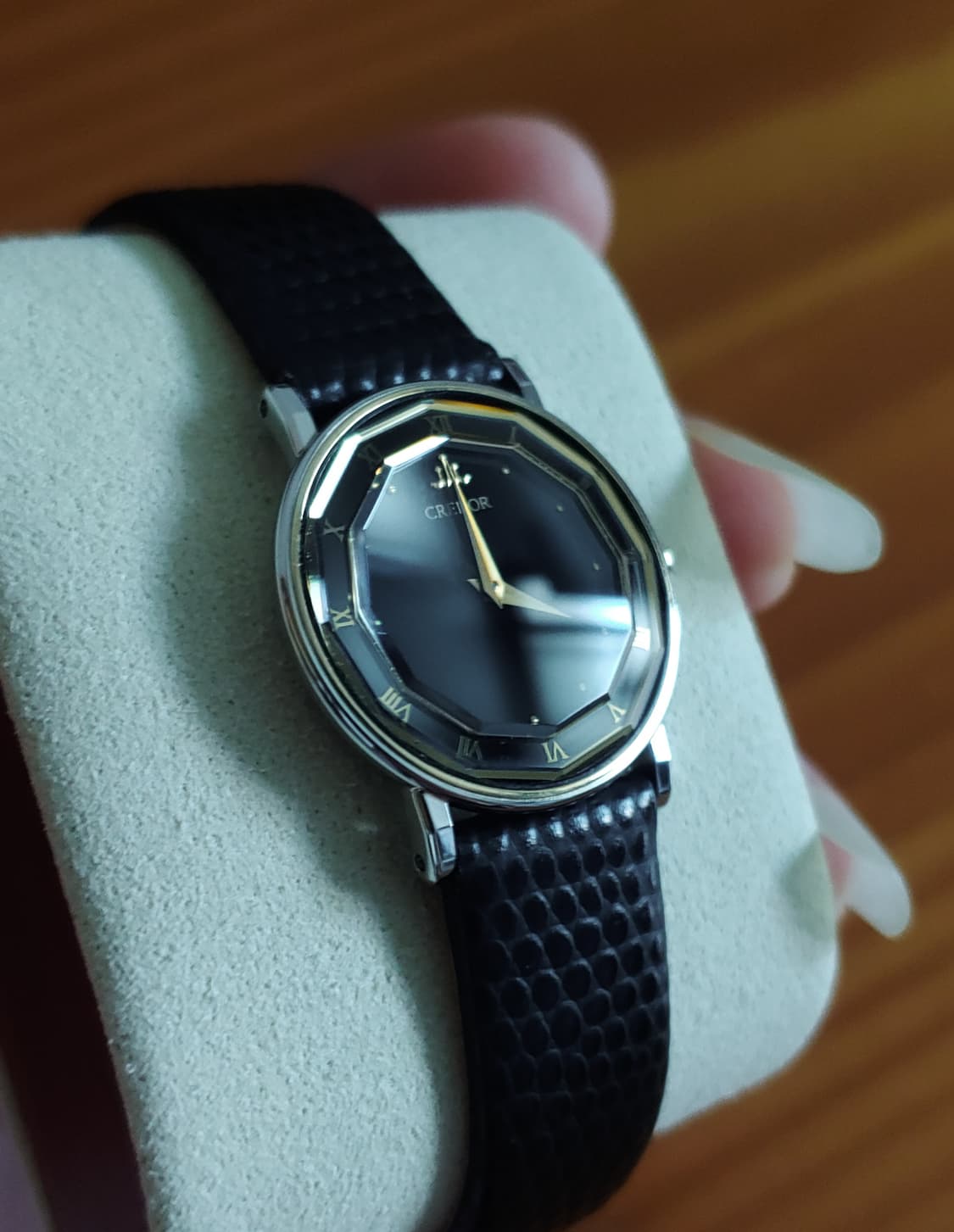 Credor 2F70-0300 다이얼 컷 글래스 빈티지 시계 상품이미지1