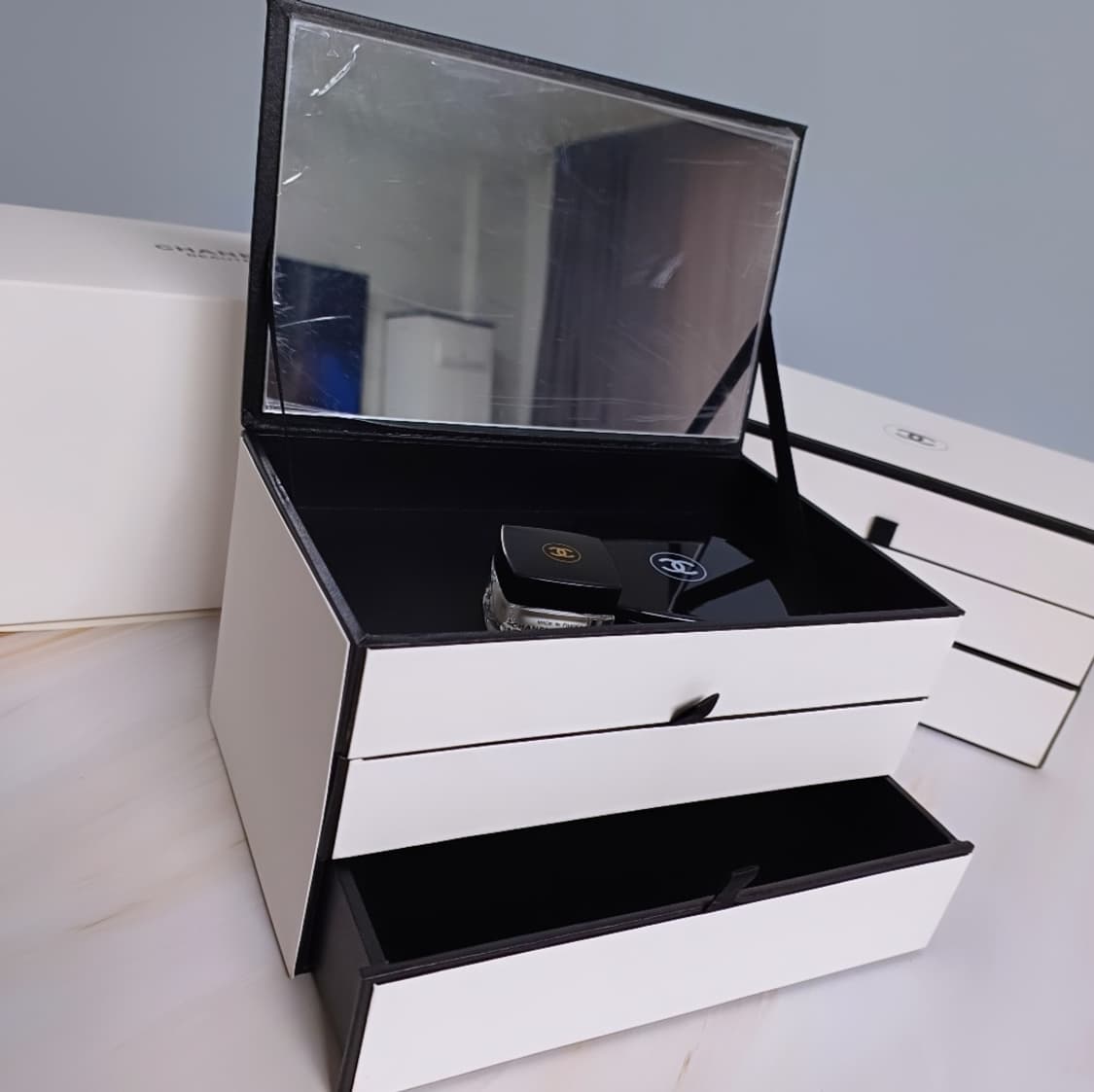 샤넬 보석함 주얼리 악세사리 정리함 미니화장대 상품이미지3