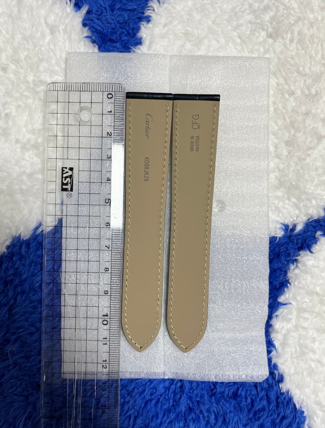 정품) 까르띠에 악어가죽 스트랩 (디버클용) 3가지 컬러 각각 따로 상품이미지4