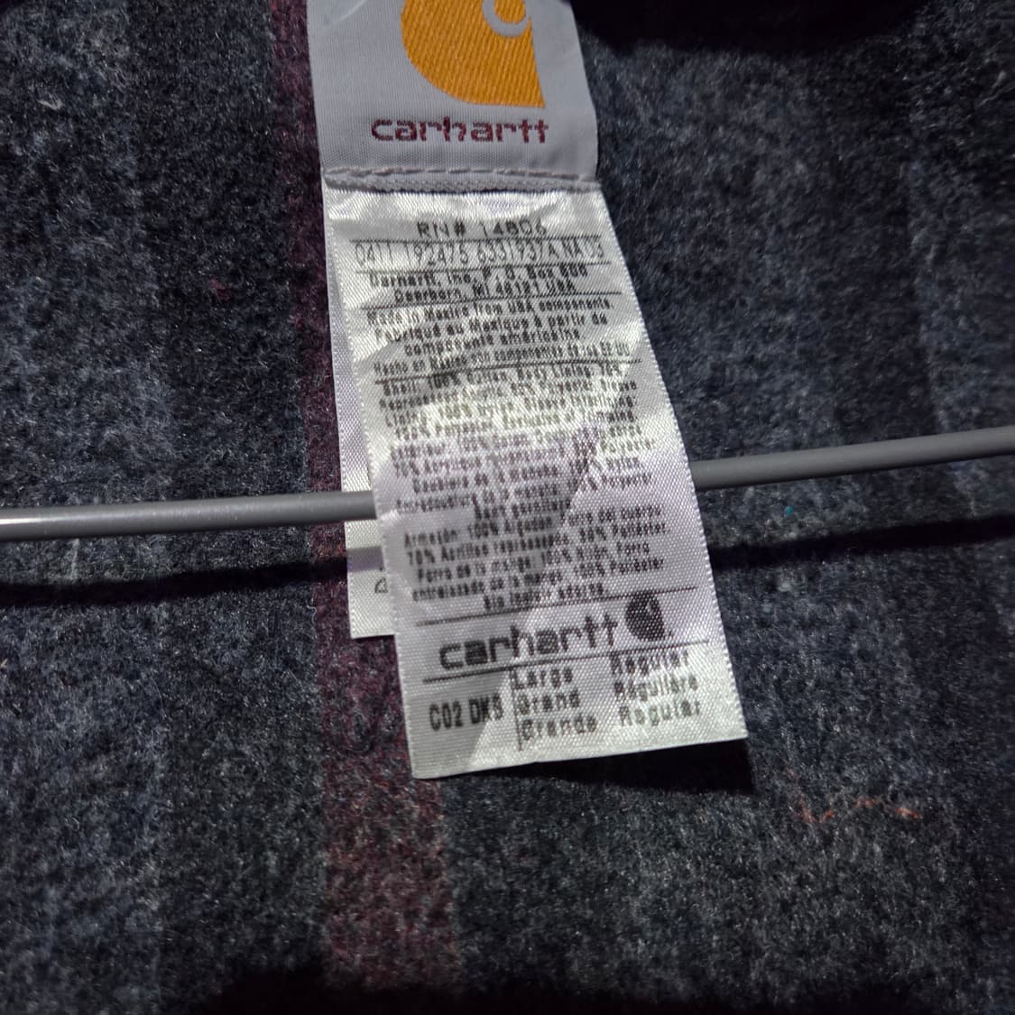 칼하트 브라운 미시건 초어 코트 XL 상품이미지5