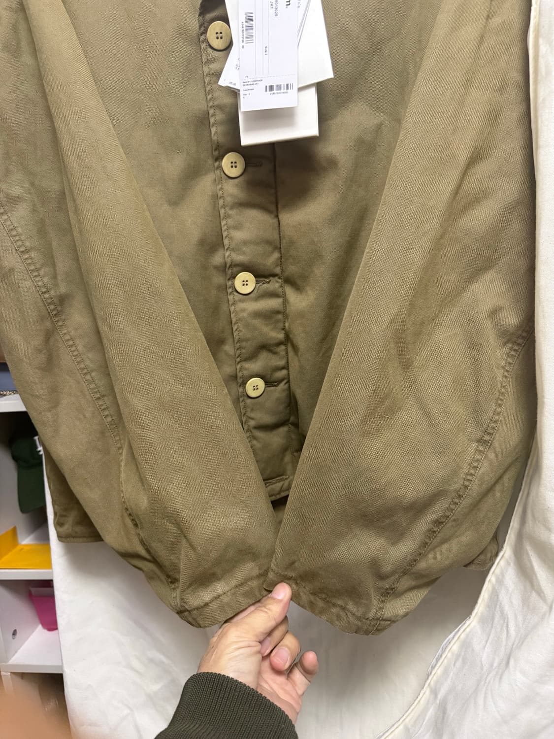 [3]비즈빔25SS Deckhand JKT 덱핸드 자켓 카키 상품이미지5