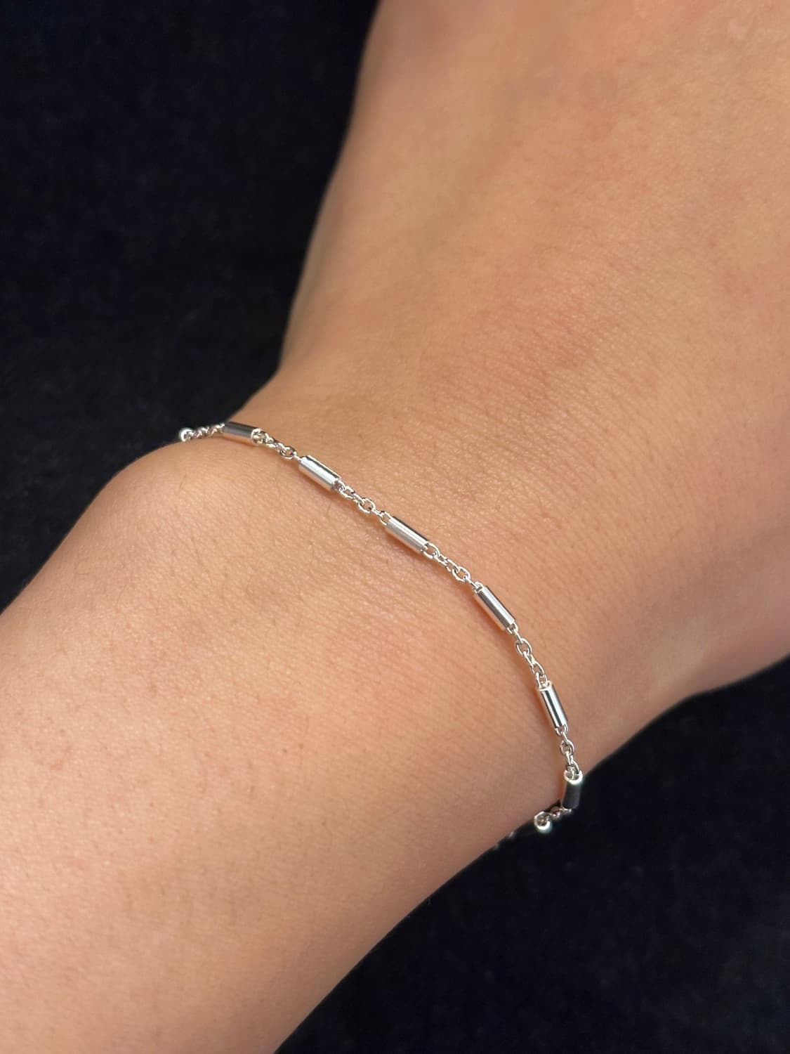Cylinder Link 926Silver Bracelet 상품이미지1