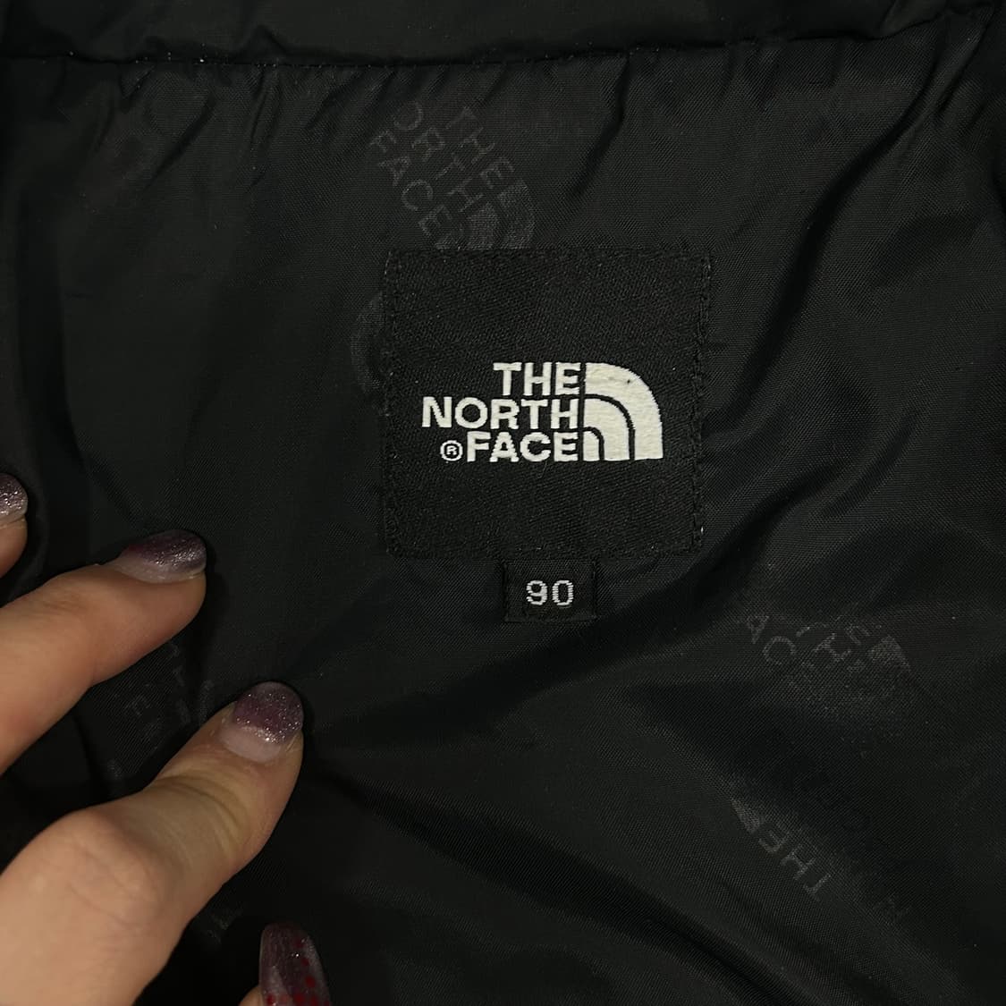 The north face 노스페이스 블랙 패딩 상품이미지7