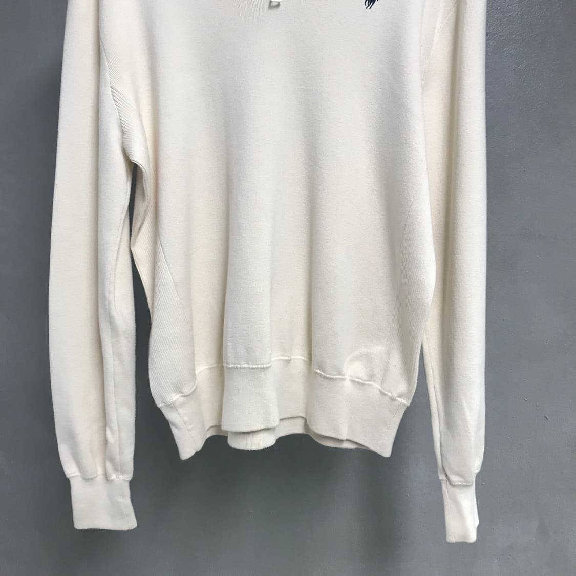 폴로 랄프로렌 반집업 맨투맨 아이보리 L 상품이미지3