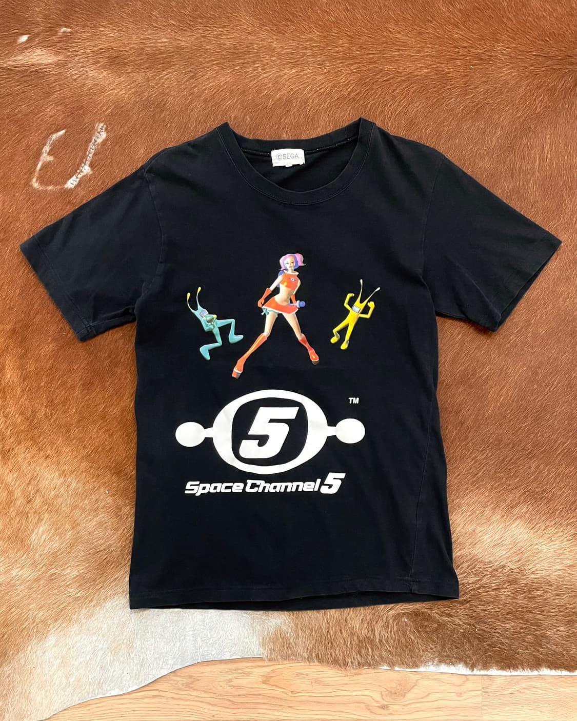 [M] SEGA 스페이스채널5 반팔 티셔츠 상품이미지1