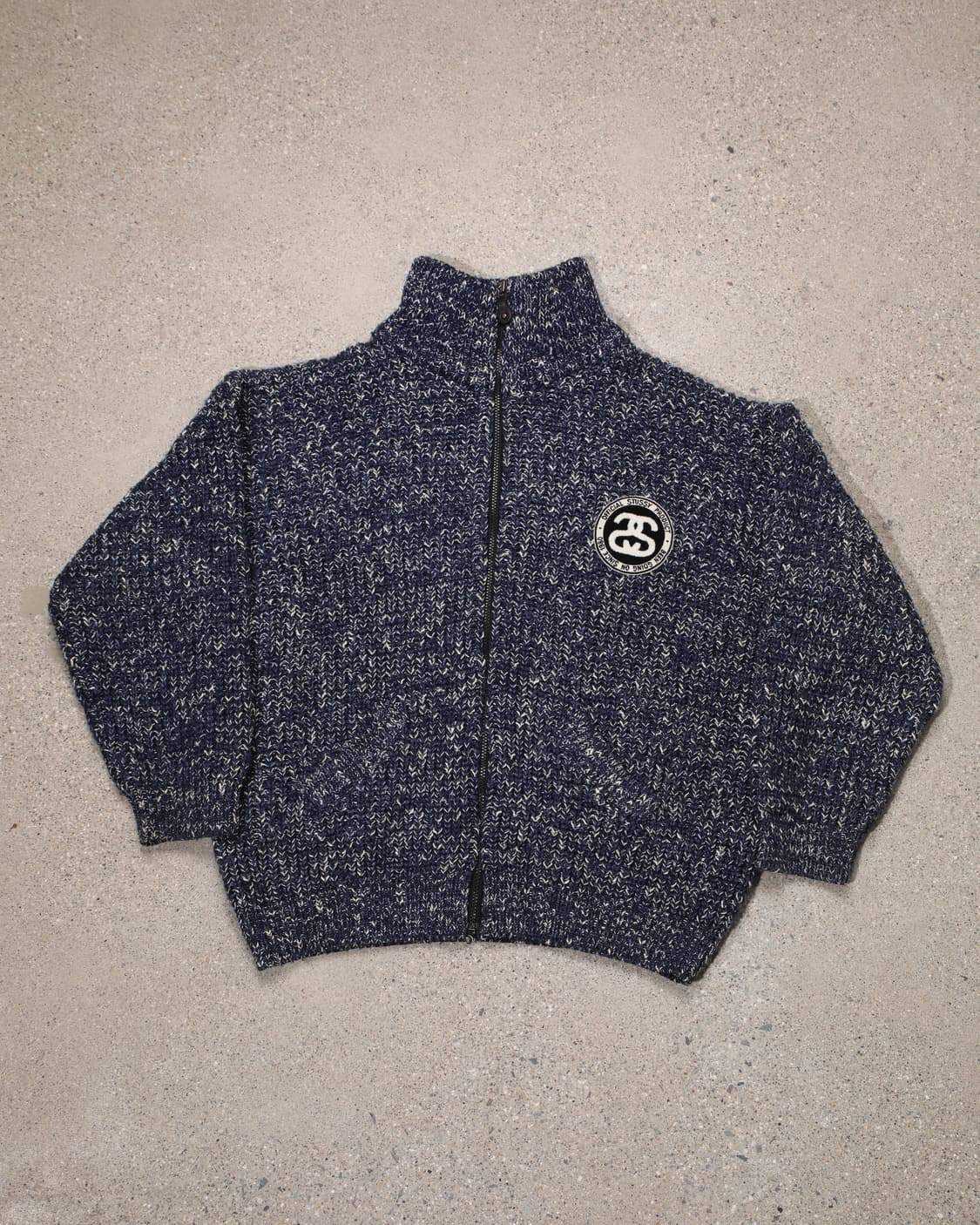 90s Old stussy knit zip 상품이미지2