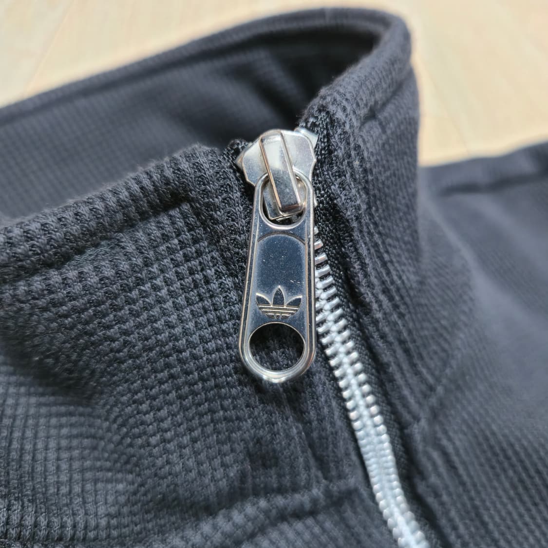 아디다스 와플 하프 집업 블랙 XL 상품이미지4