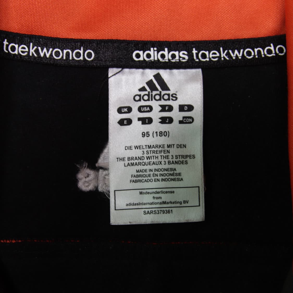 95m)아디다스 올드스쿨 오렌지 파이핑라인 트랙자켓 상품이미지5