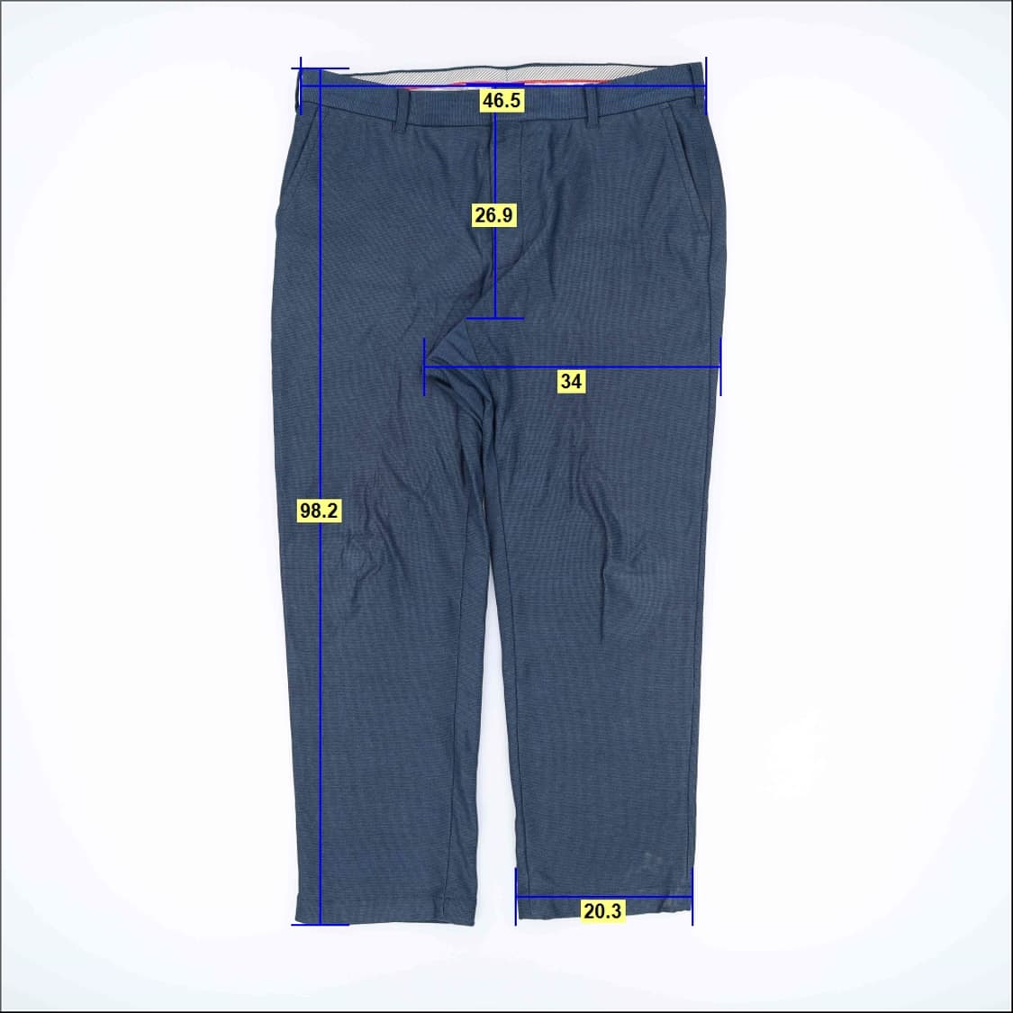 [110-96] 팬텀 골프 체크 기모 골프팬츠 1231H2 상품이미지6